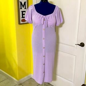No Boundaries Pastel Purple Dress